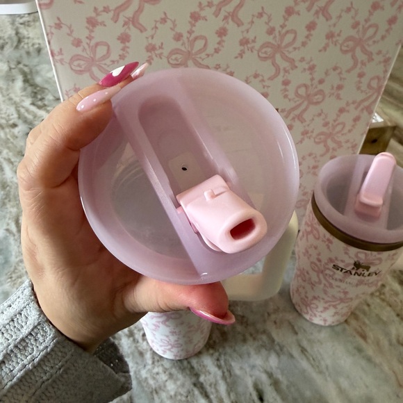 Stanley LoveShackFancy Pink and Gold Tumblers - Picture 3 of 6